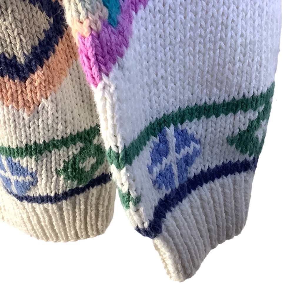 🛍️3/$25 BUNDLE Vintage Embroidered Knit Hunters Run Sweater Women’s Medium - Picture 9 of 15